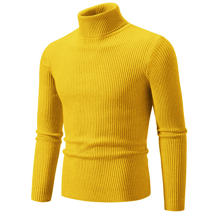 Herrar fin rullekragepullover i slitstarkt stickat material Mirla-Eva Jonsson