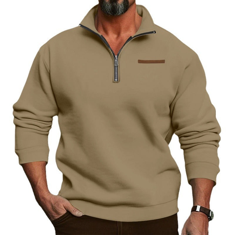 Herrar fleece sweatshirt med dragkedja Mirla-Eva Jonsson