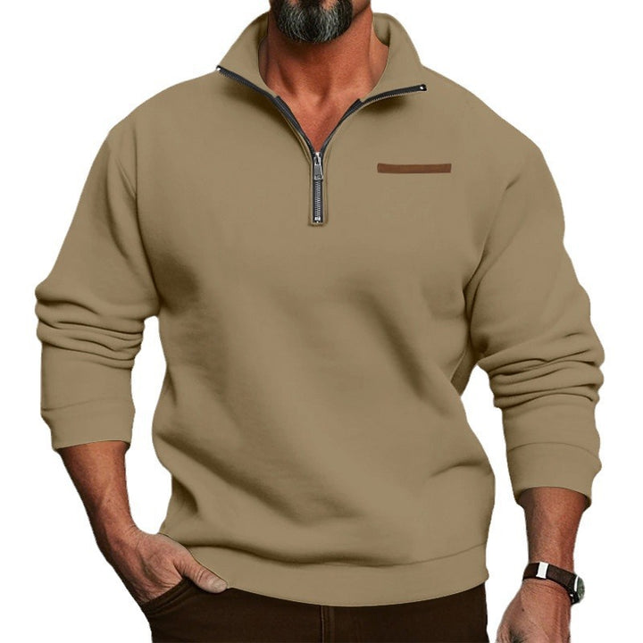 Herrar fleece sweatshirt med dragkedja Mirla-Eva Jonsson