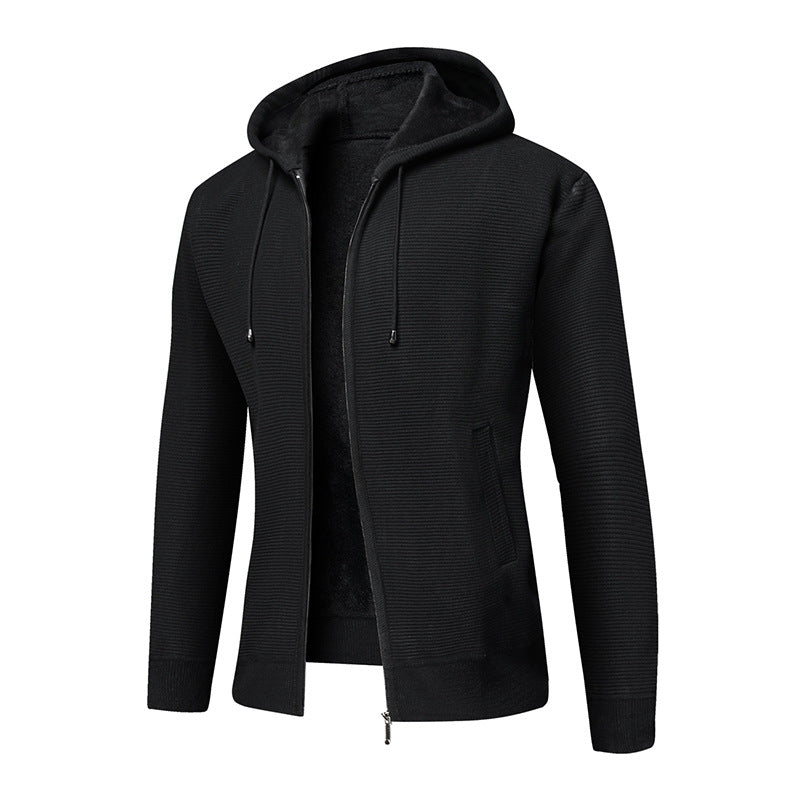 Herrar fodrad hoodie med hög komfort och smart design Mirla-Eva Jonsson