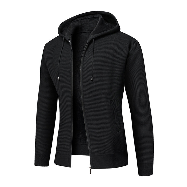Herrar fodrad hoodie med hög komfort och smart design Mirla-Eva Jonsson