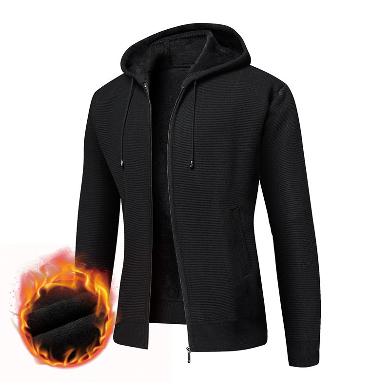Herrar fodrad hoodie med hög komfort och smart design Mirla-Eva Jonsson