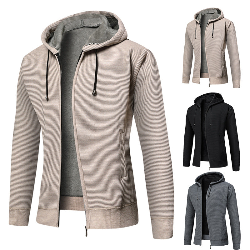 Herrar fodrad hoodie med hög komfort och smart design Mirla-Eva Jonsson