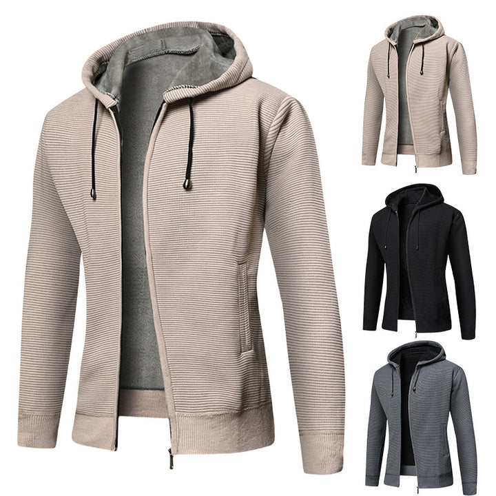 Herrar fodrad hoodie med hög komfort och smart design Mirla-Eva Jonsson