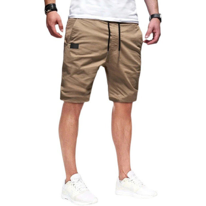 Herrar fritids cargoshorts med elastisk midja och praktiska sidofickor Mirla-Eva Jonsson
