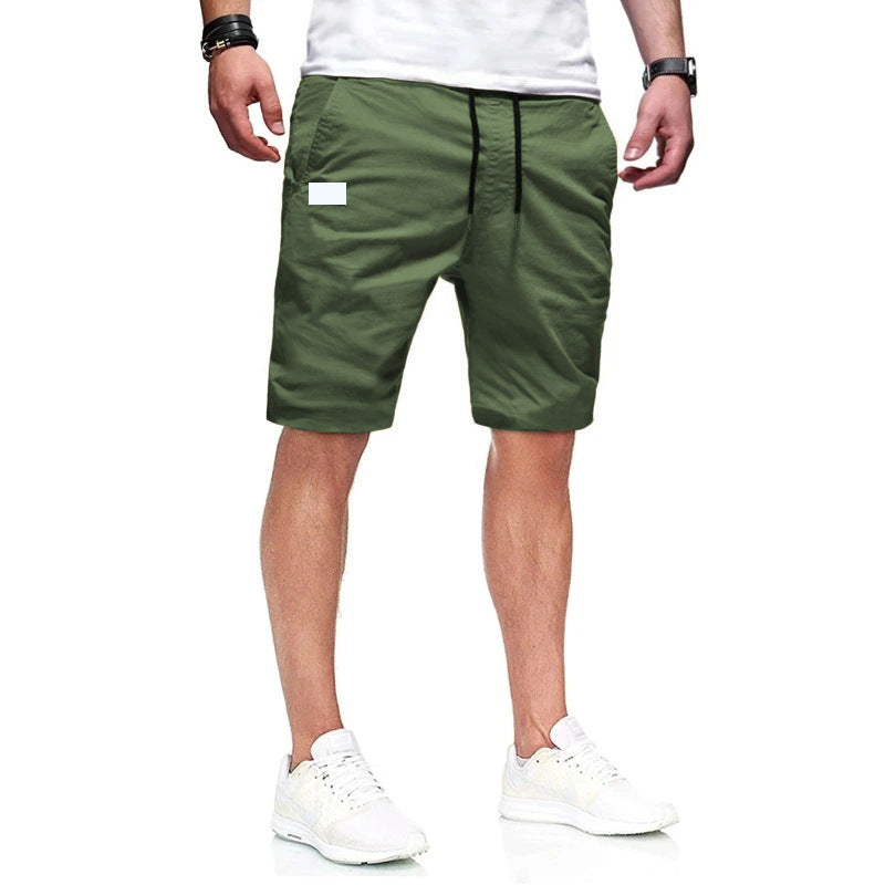 Herrar fritids cargoshorts med elastisk midja och praktiska sidofickor Mirla-Eva Jonsson