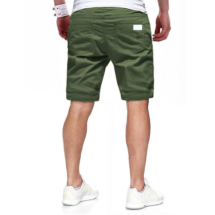 Herrar fritids cargoshorts med elastisk midja och praktiska sidofickor Mirla-Eva Jonsson