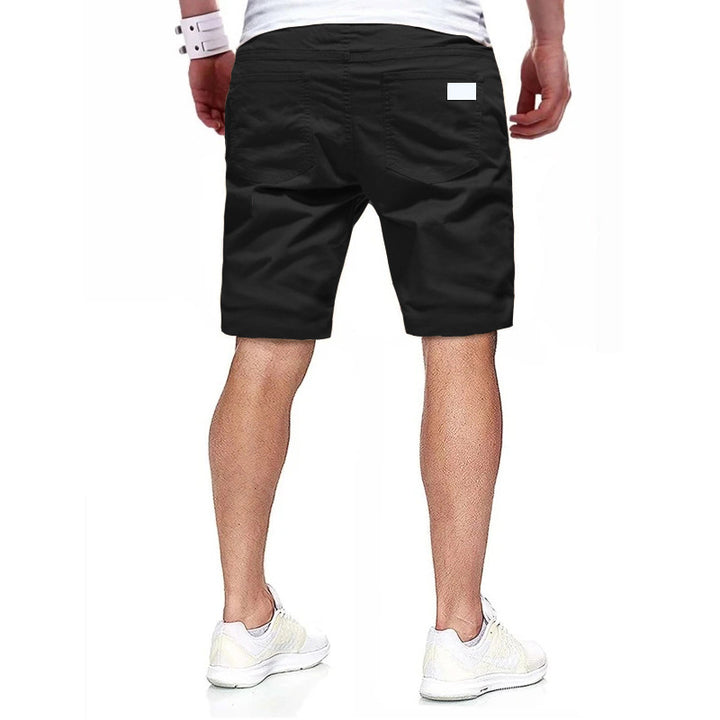 Herrar fritids cargoshorts med elastisk midja och praktiska sidofickor Mirla-Eva Jonsson