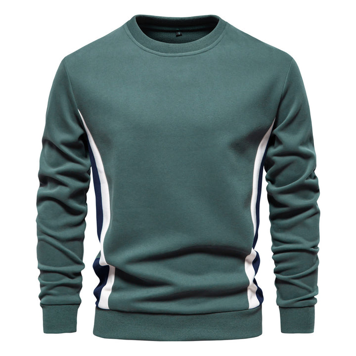 Herrar fritids-sweatshirt med modernt färgblocksdesign Mirla-Eva Jonsson