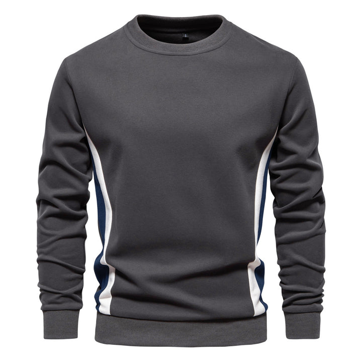 Herrar fritids-sweatshirt med modernt färgblocksdesign Mirla-Eva Jonsson