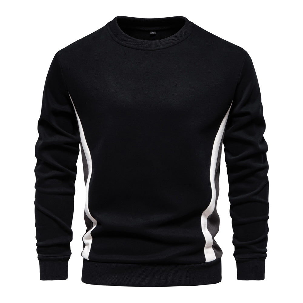 Herrar fritids-sweatshirt med modernt färgblocksdesign Mirla-Eva Jonsson
