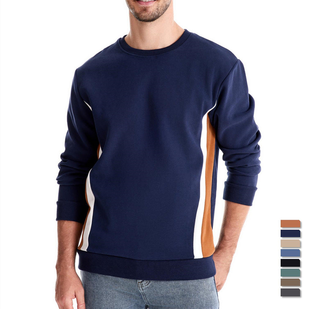 Herrar fritids-sweatshirt med modernt färgblocksdesign Mirla-Eva Jonsson