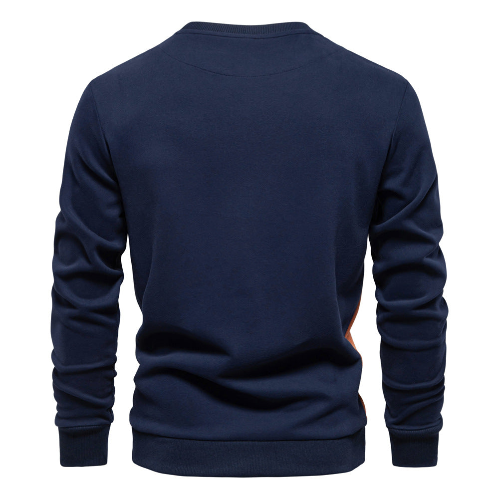 Herrar fritids-sweatshirt med modernt färgblocksdesign Mirla-Eva Jonsson
