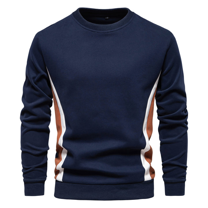 Herrar fritids-sweatshirt med modernt färgblocksdesign Mirla-Eva Jonsson