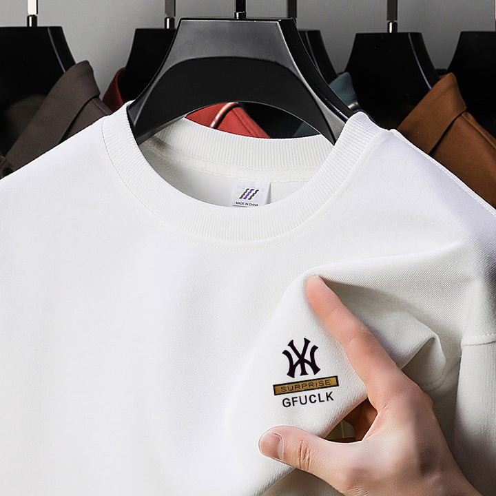 Herrar fritids sweatshirt med stilren rundhals Eva Jonsson-Eva Jonsson
