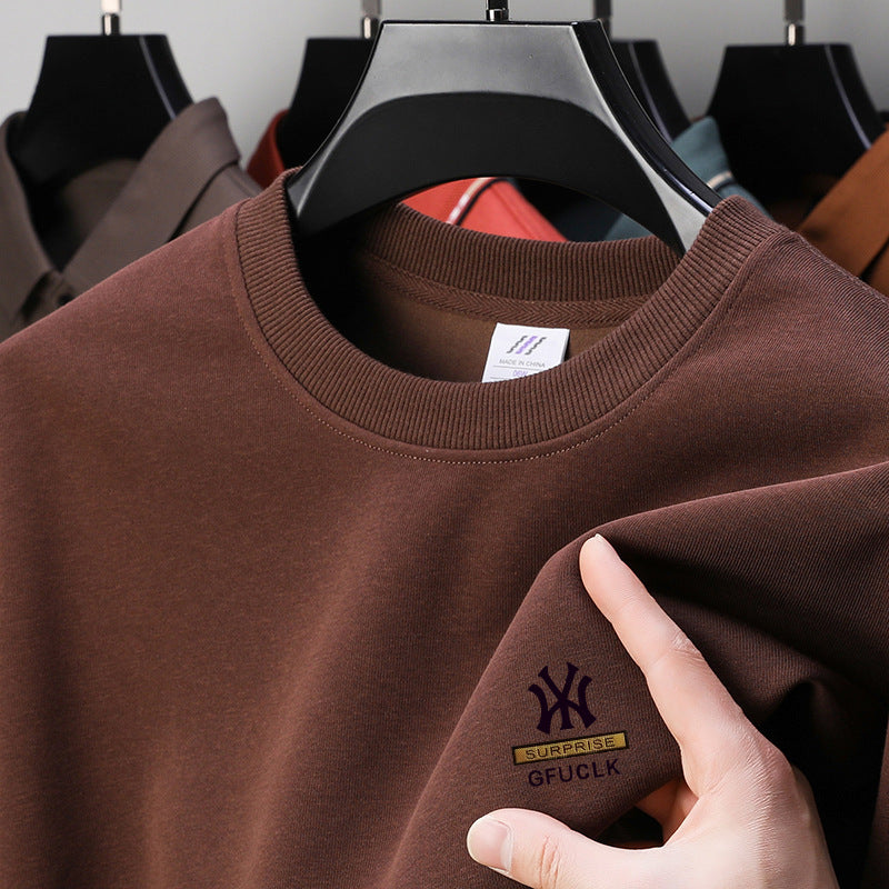Herrar fritids sweatshirt med stilren rundhals Eva Jonsson-Eva Jonsson