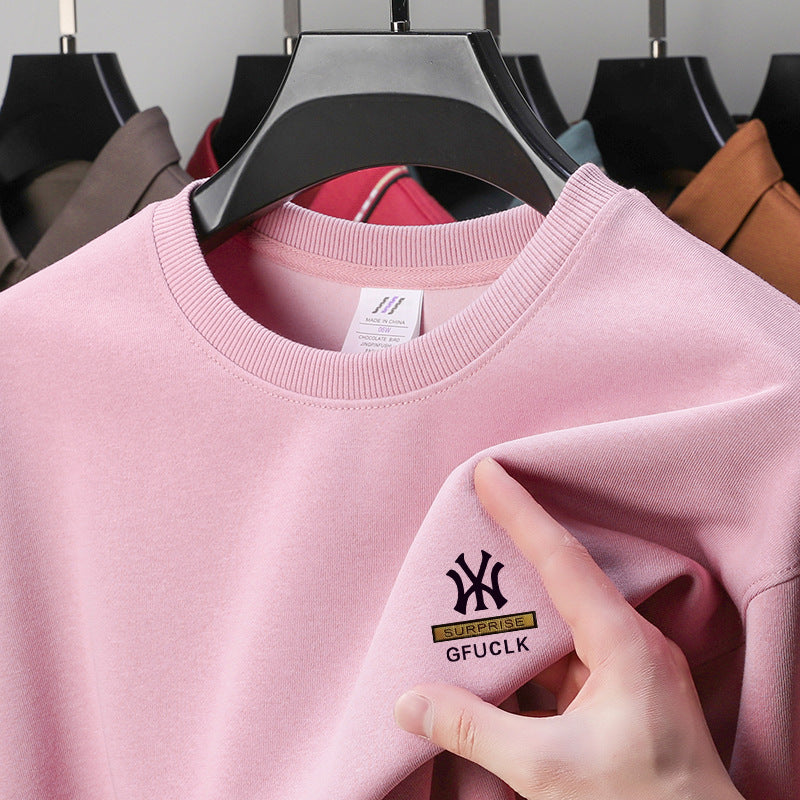 Herrar fritids sweatshirt med stilren rundhals Eva Jonsson-Eva Jonsson
