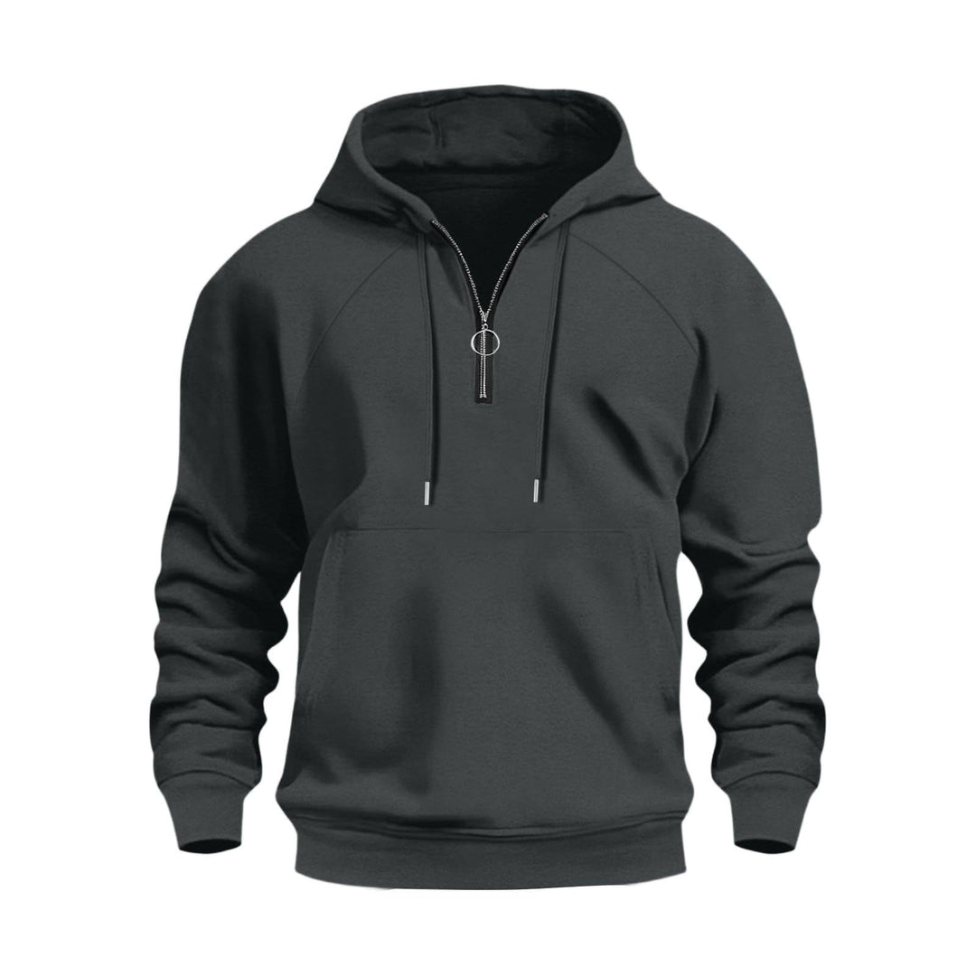 Herrar funktionella hoodies med halv dragkedja Mirla-Eva Jonsson