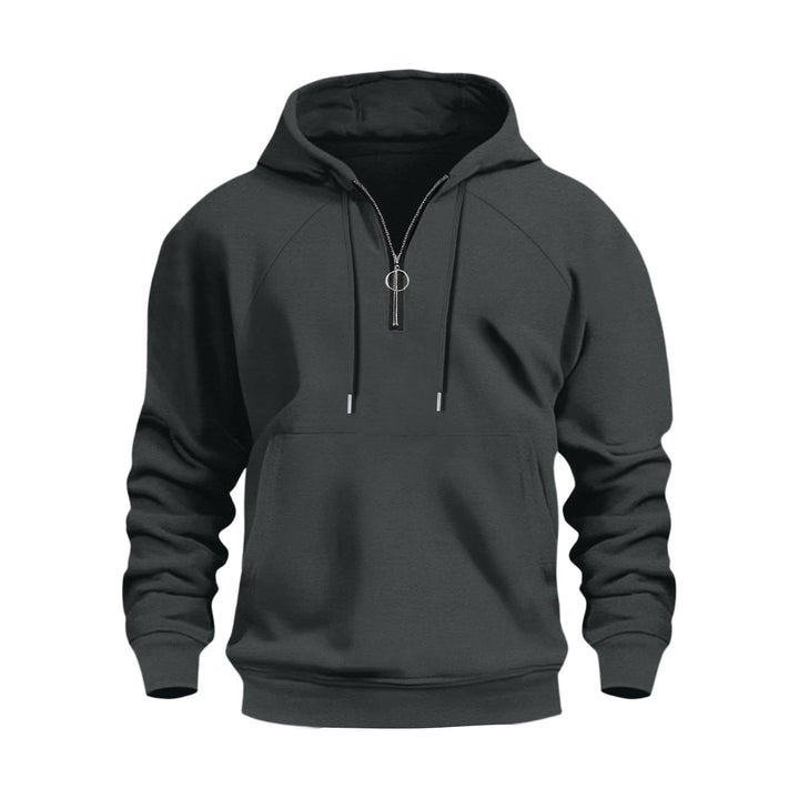 Herrar funktionella hoodies med halv dragkedja Mirla-Eva Jonsson