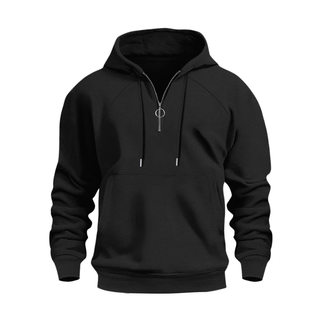 Herrar funktionella hoodies med halv dragkedja Mirla-Eva Jonsson