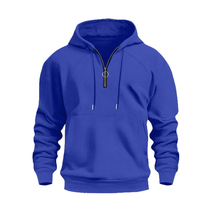 Herrar funktionella hoodies med halv dragkedja Mirla-Eva Jonsson