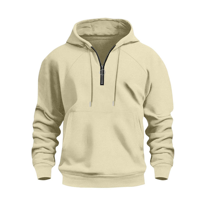 Herrar funktionella hoodies med halv dragkedja Mirla-Eva Jonsson