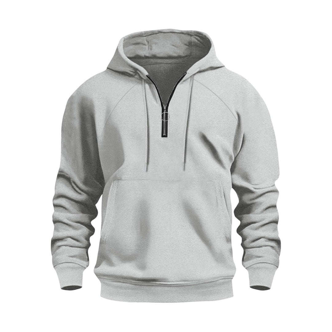 Herrar funktionella hoodies med halv dragkedja Mirla-Eva Jonsson