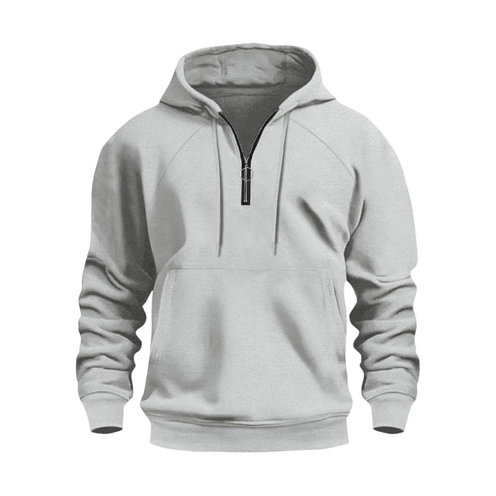 Herrar funktionella hoodies med halv dragkedja Mirla-Eva Jonsson