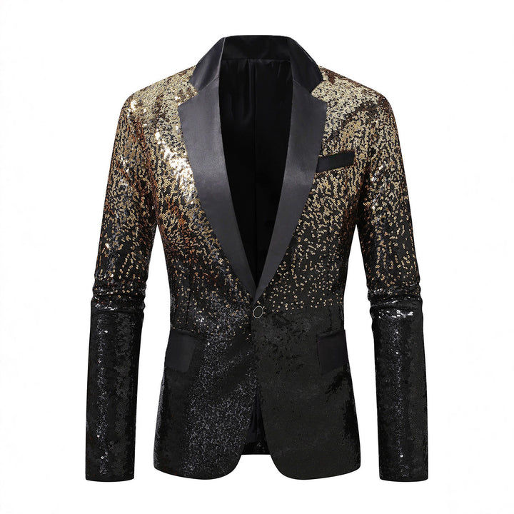 Herrar glamorös paljett Blazer Eva Jonsson-Eva Jonsson