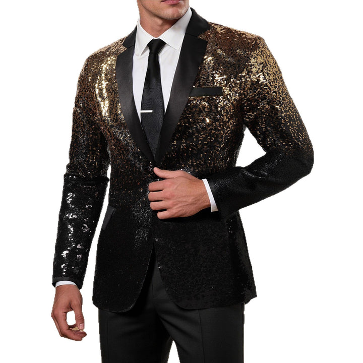 Herrar glamorös paljett Blazer Eva Jonsson-Eva Jonsson