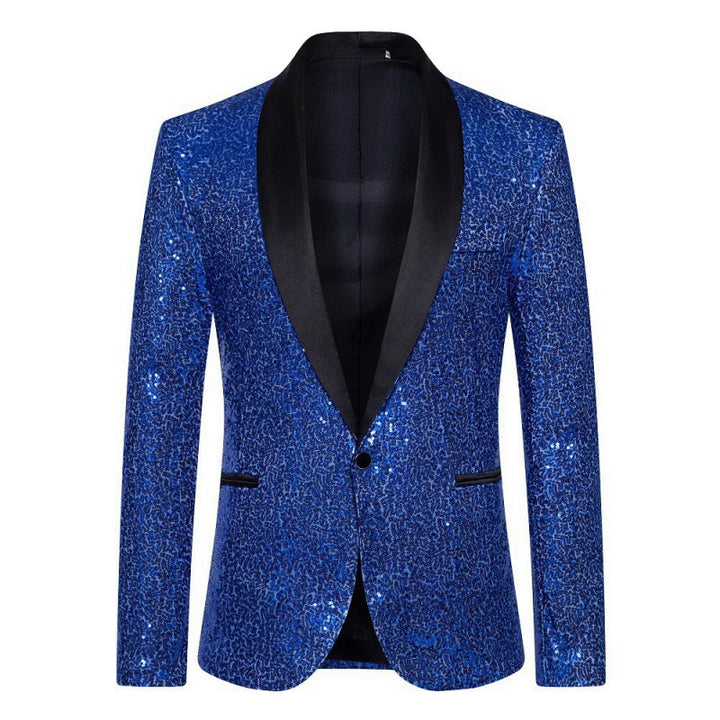 Herrar glamorös paljetter-blazer med modern skärning Mirla-Eva Jonsson