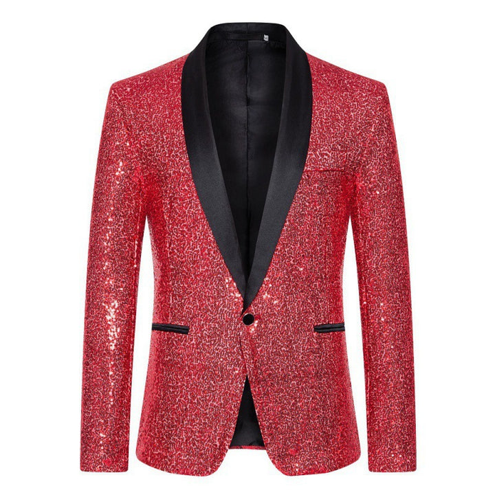 Herrar glamorös paljetter-blazer med modern skärning Mirla-Eva Jonsson