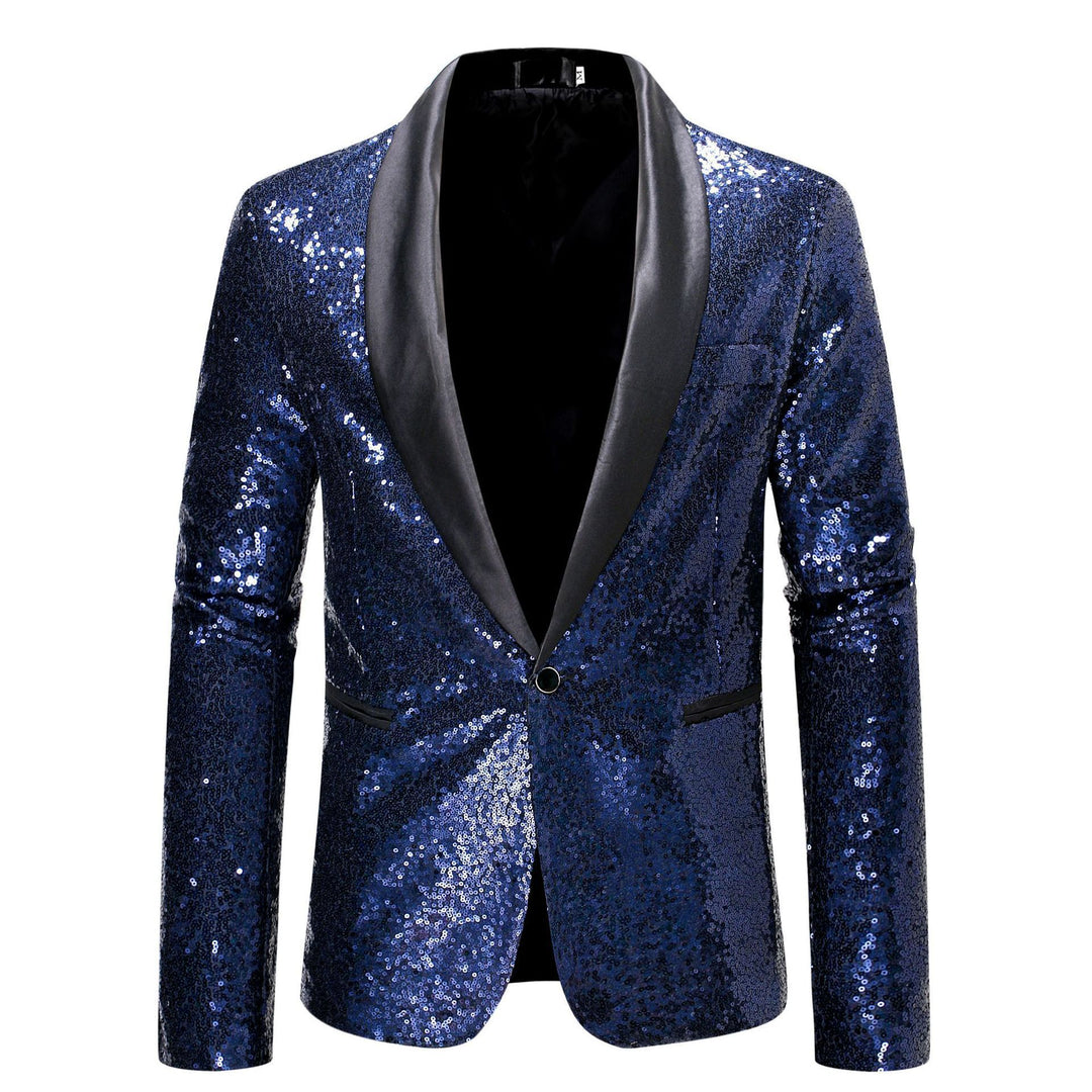 Herrar glamorös paljetter-blazer med modern skärning Mirla-Eva Jonsson