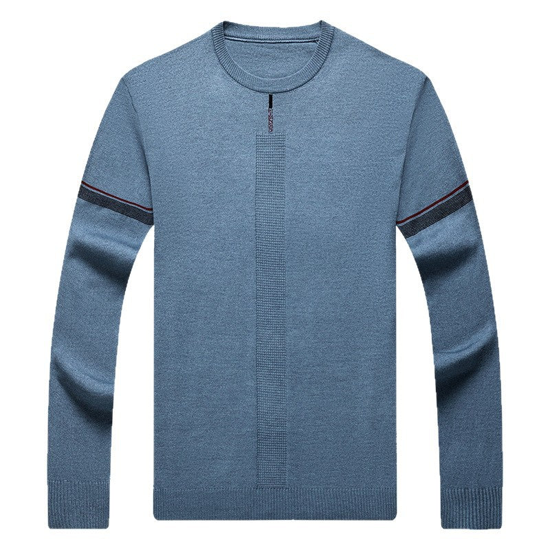 Herrar högkvalitativ rundhalsad tröja med strukturerad design Eva Jonsson-Eva Jonsson