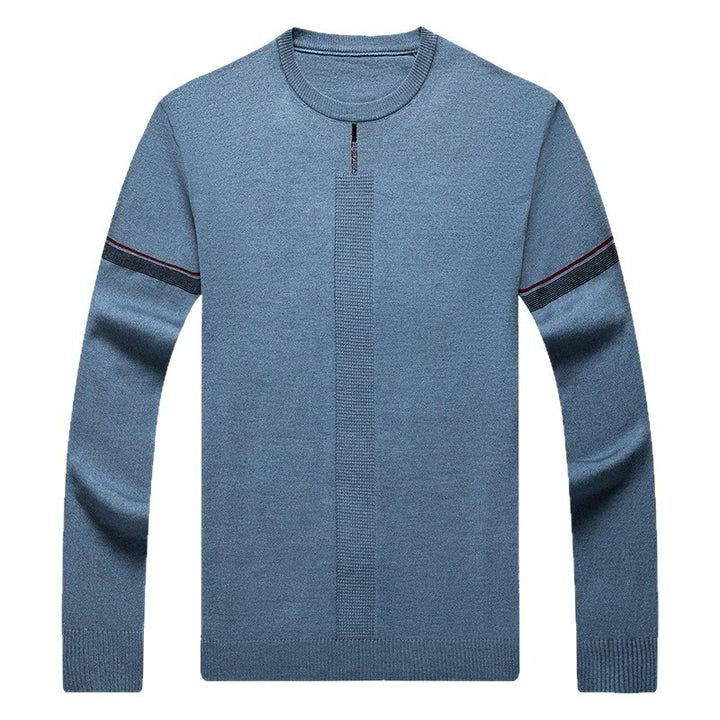 Herrar högkvalitativ rundhalsad tröja med strukturerad design Eva Jonsson-Eva Jonsson