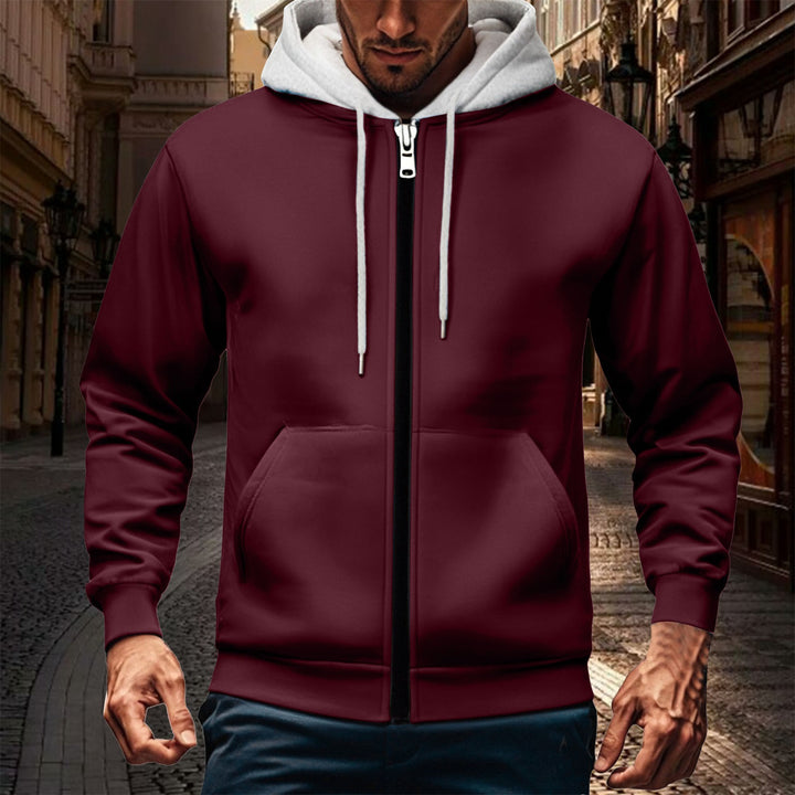 Herrar hoodie med dubbelt lager material Mirla-Eva Jonsson