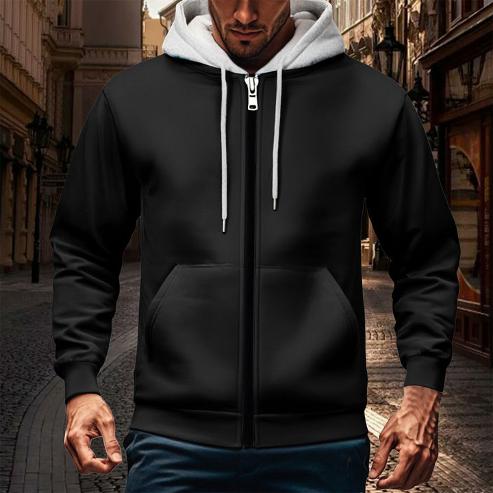 Herrar hoodie med dubbelt lager material Mirla-Eva Jonsson