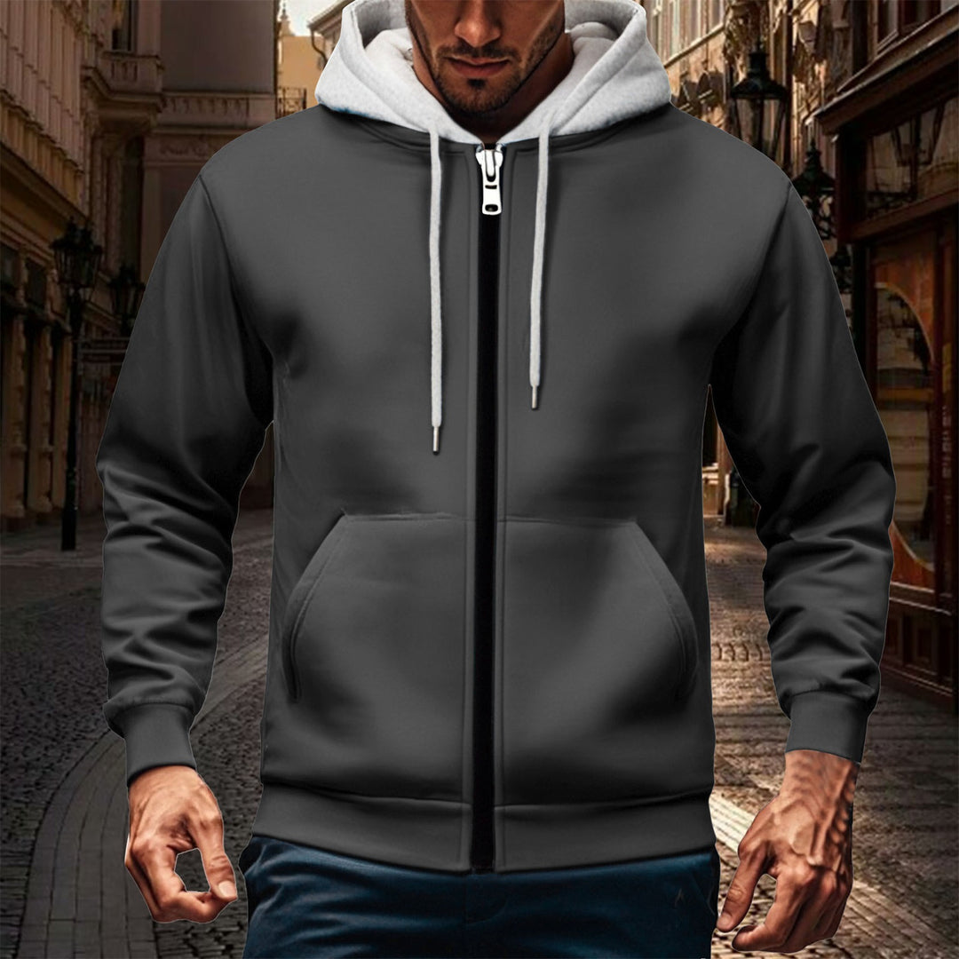Herrar hoodie med dubbelt lager material Mirla-Eva Jonsson