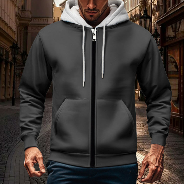 Herrar hoodie med dubbelt lager material Mirla-Eva Jonsson