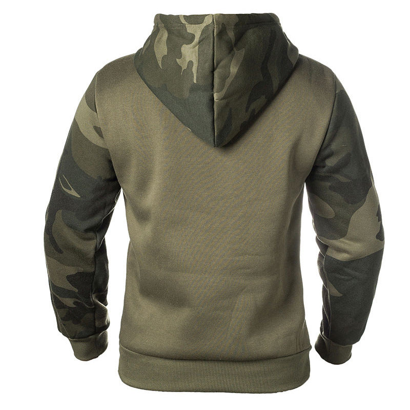 Herrar hoodie med modern kamouflage-design Eva Jonsson-Eva Jonsson