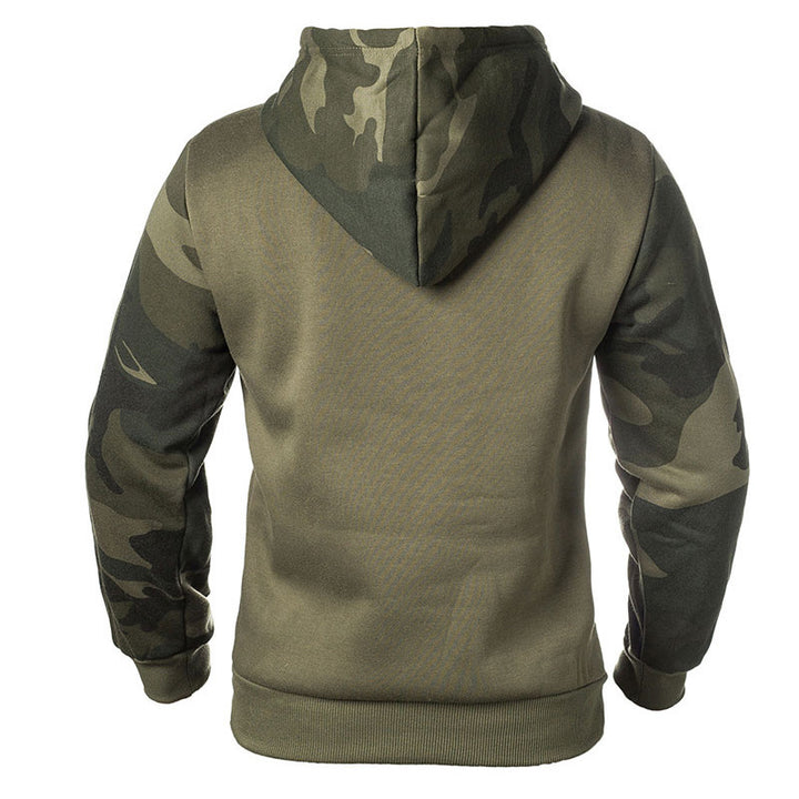 Herrar hoodie med modern kamouflage-design Eva Jonsson-Eva Jonsson