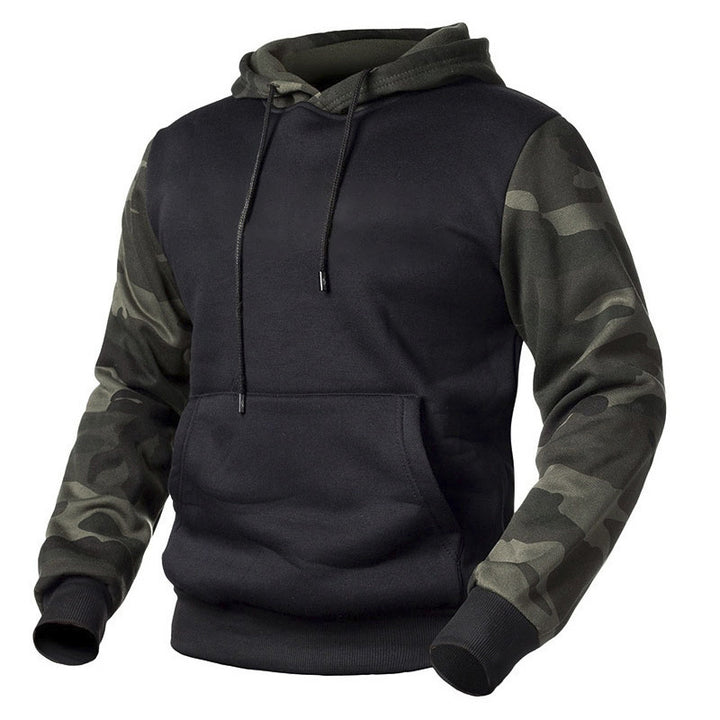 Herrar hoodie med modern kamouflage-design Eva Jonsson-Eva Jonsson