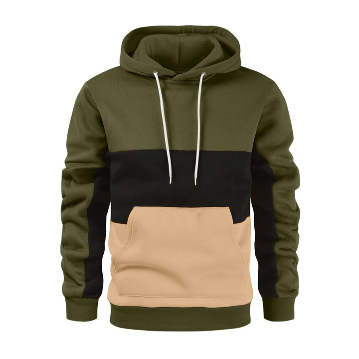 Herrar hoodie med modernt färgblockdesign Mirla-Eva Jonsson