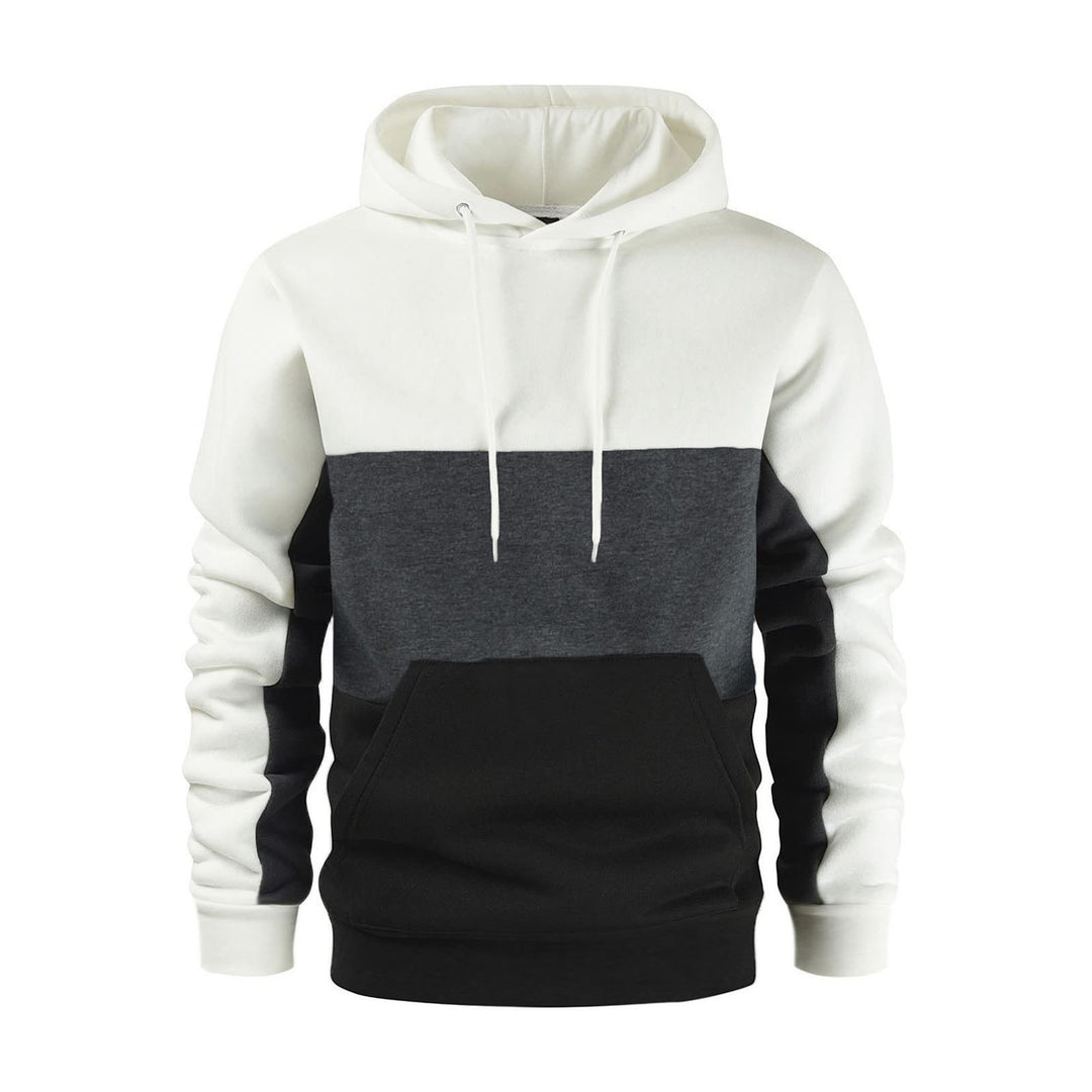 Herrar hoodie med modernt färgblockdesign Mirla-Eva Jonsson