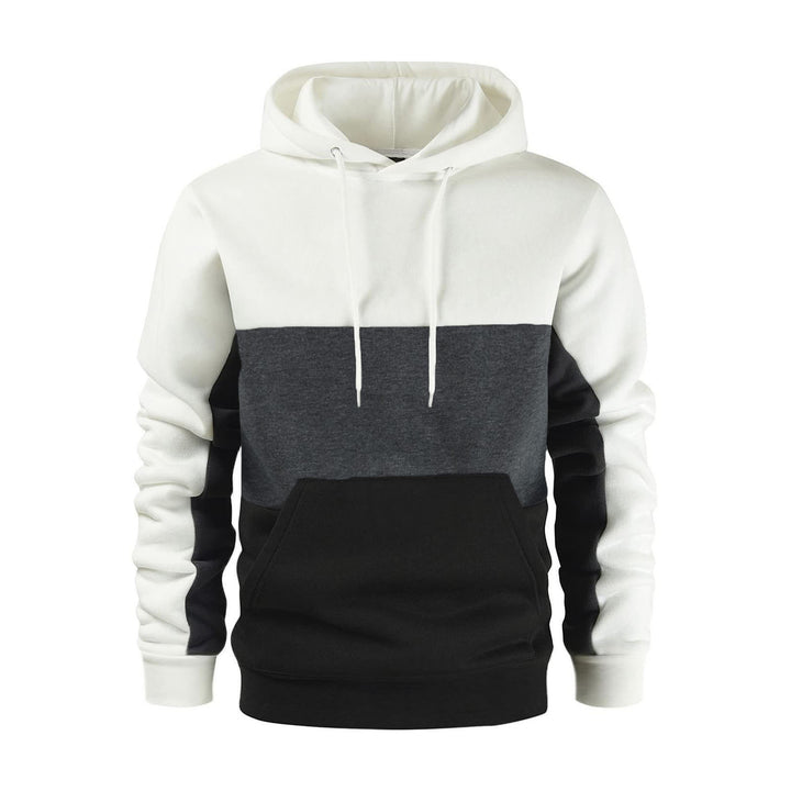 Herrar hoodie med modernt färgblockdesign Mirla-Eva Jonsson