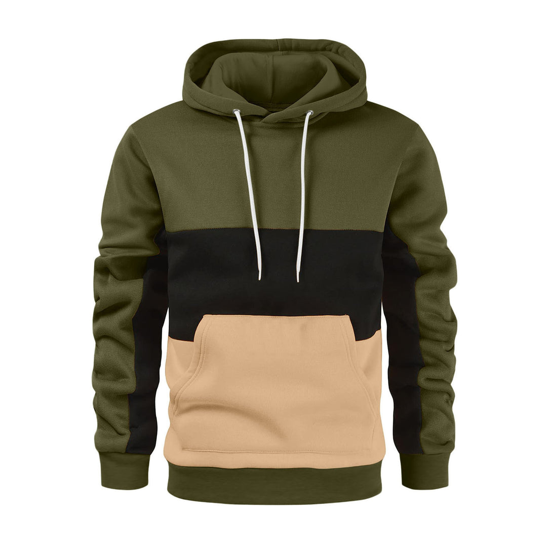 Herrar hoodie med modernt färgblockdesign Mirla-Eva Jonsson