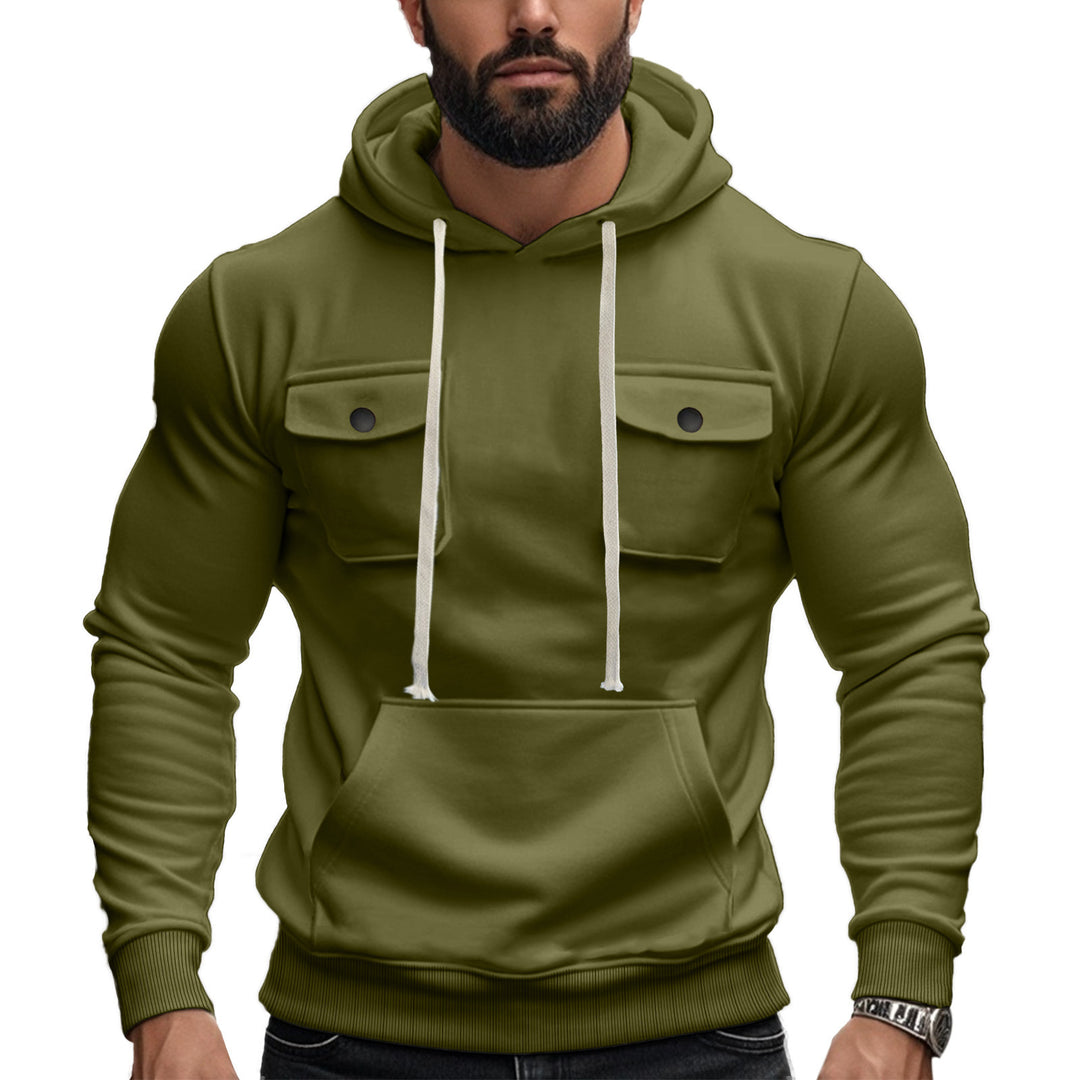 Herrar hoodie med praktiska bröstfickor Mirla-Eva Jonsson