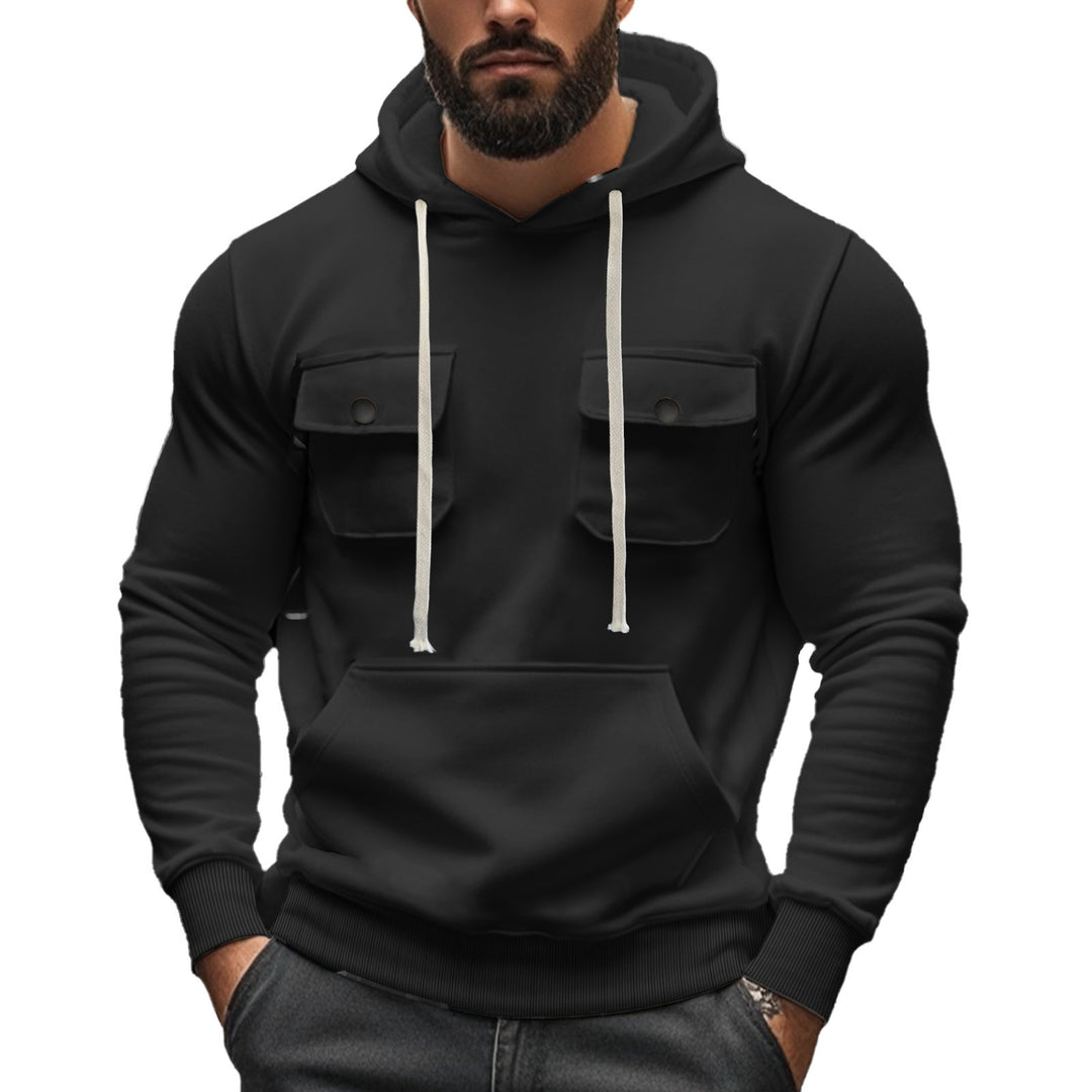 Herrar hoodie med praktiska bröstfickor Mirla-Eva Jonsson