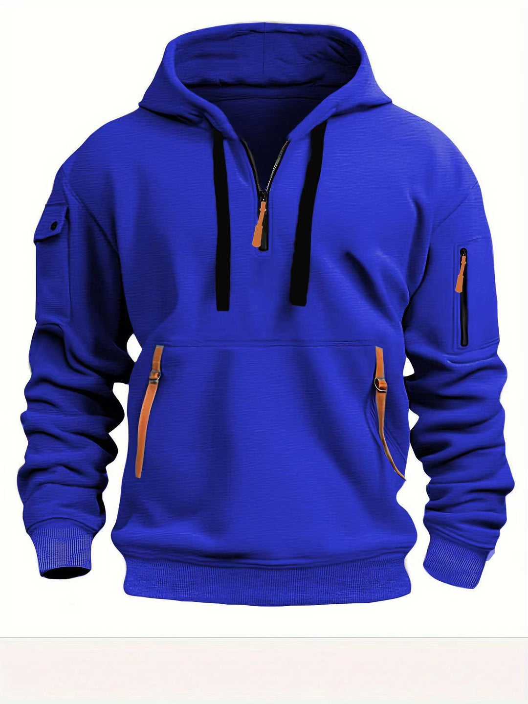 Herrar hoodie med sidofickor med dragkedja Eva Jonsson-Eva Jonsson