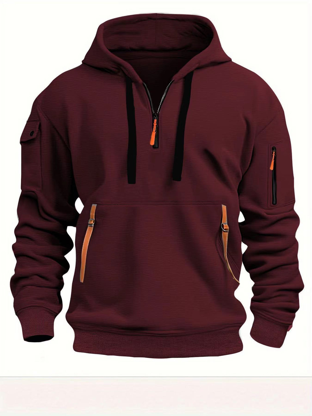Herrar hoodie med sidofickor med dragkedja Eva Jonsson-Eva Jonsson